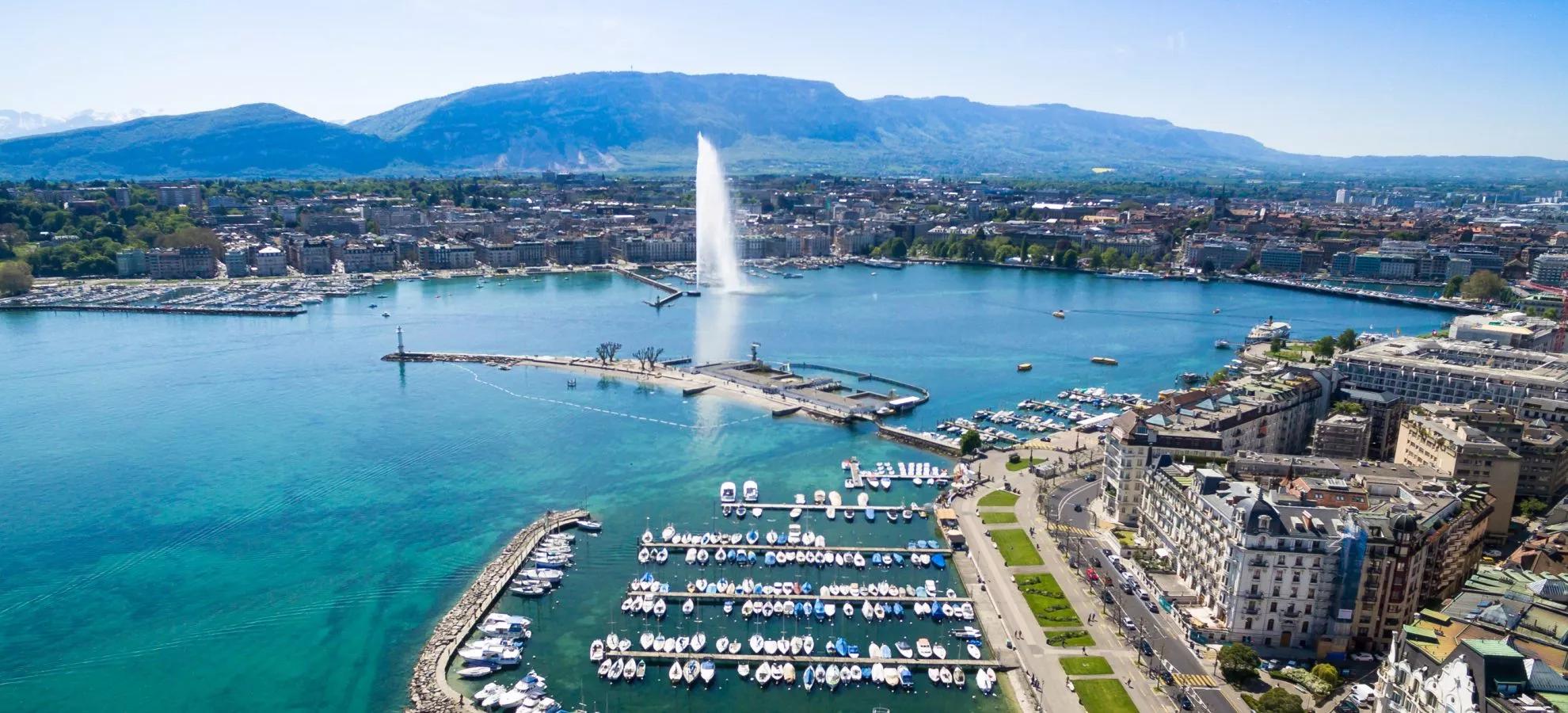 Genève - Zwitserland, Zwitserland, Skyline, Stadsbeeld, Europa