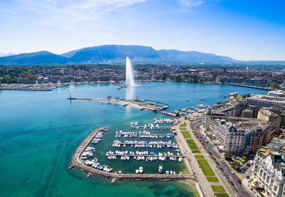 Genève - Zwitserland, Zwitserland, Skyline, Stadsbeeld, Europa