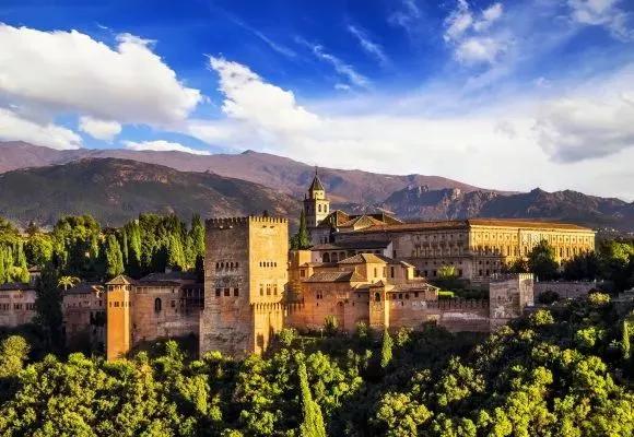 Granada - fort van Alhambra, Spanje