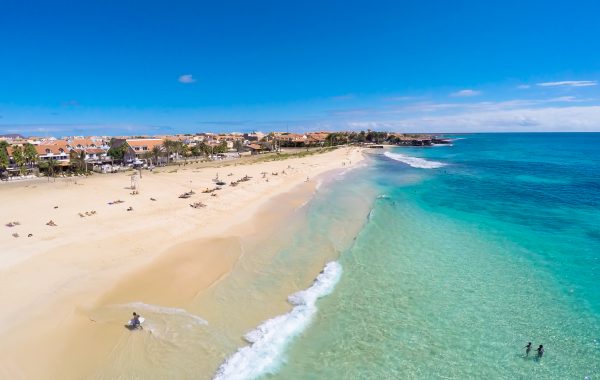Santa Maria beach in Sal Kaapverdie