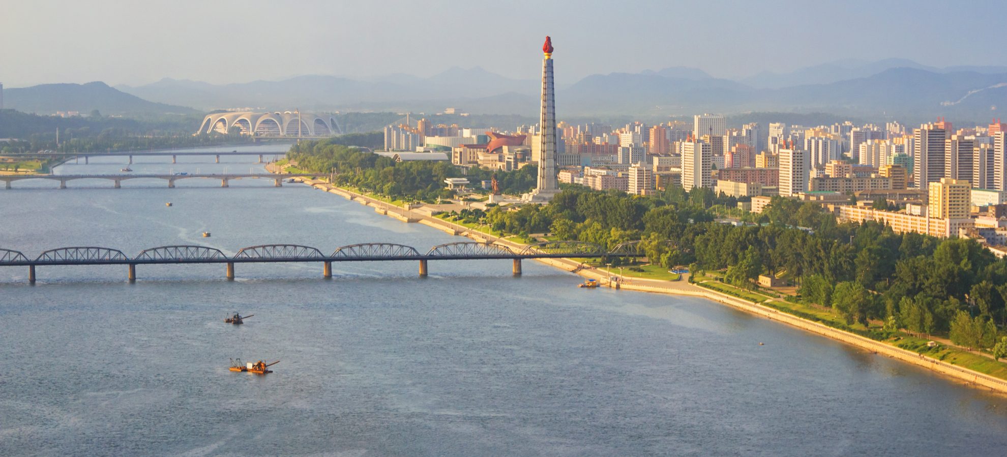 Skyline-van-Pyongyang-Noord-Korea