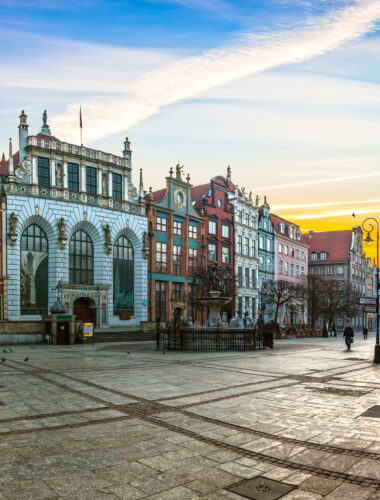 The Long Lane street in Gdansk