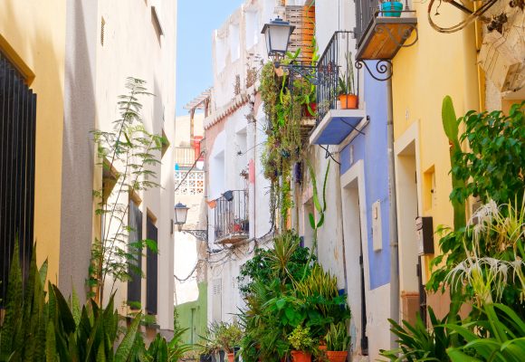 De oude straatjes van Alicante