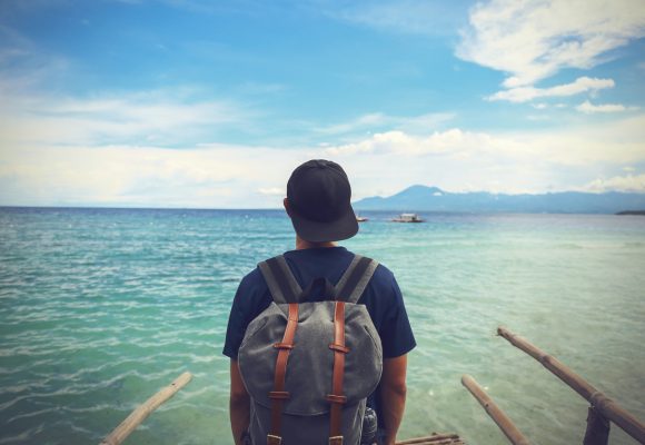 Backpacker in Manilla, Philippines