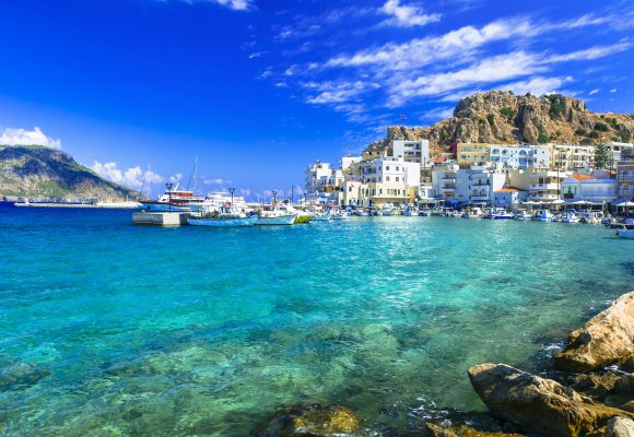 Zomer, Karpathos, Griekenland, Europa