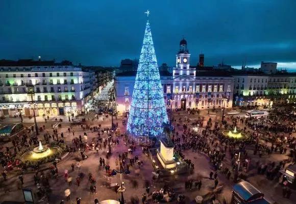 Madrid in Christmas time