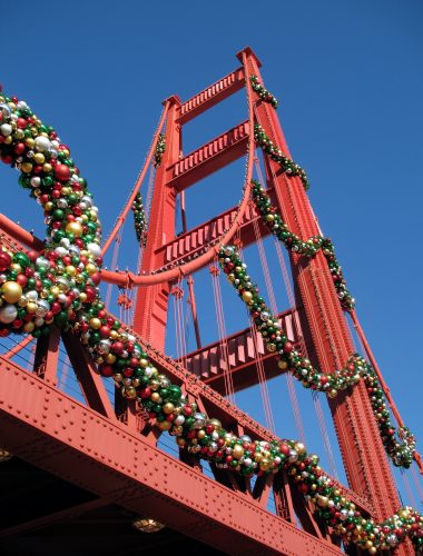 San Francisco, christmas bridge