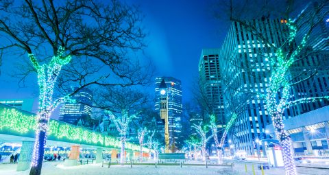 Toronto met kerst