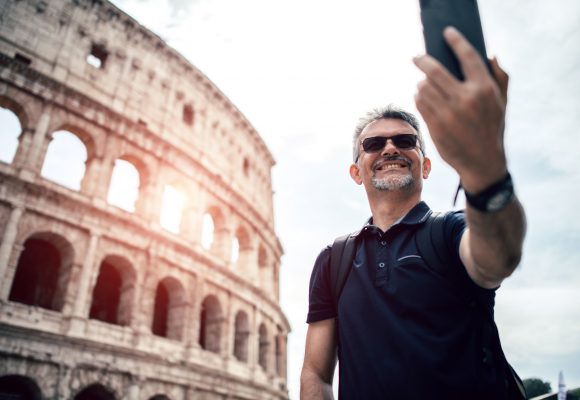 Seniors in Rome, Italy