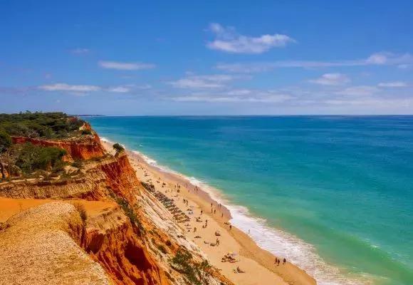 Stranden Europa, Praia de Falésia, Portugal