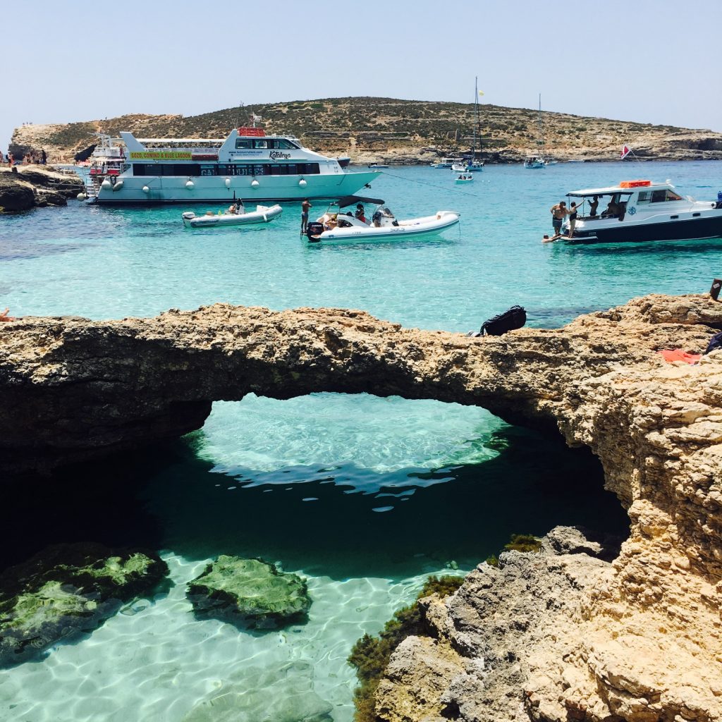 Judith in Malta - Blue Lagoon