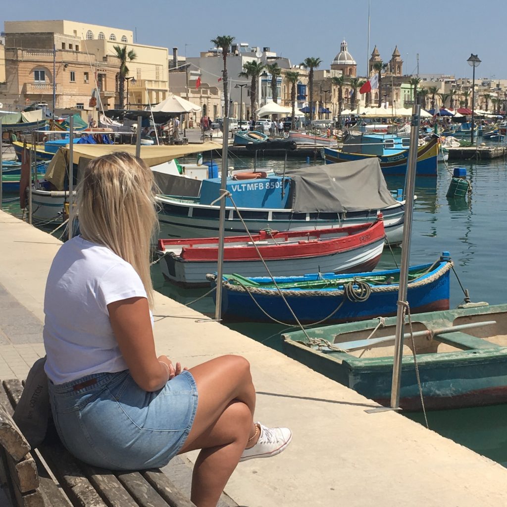 Judith in Malta - Marsaxlokk