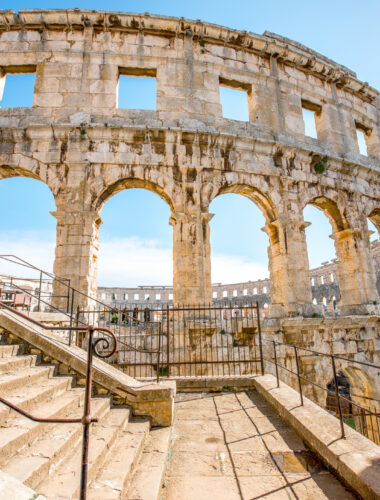 Pula city in Croatia