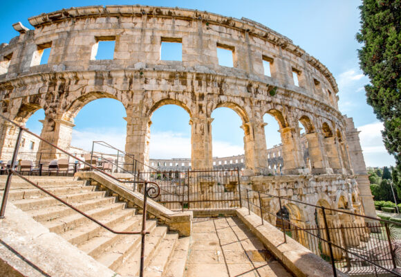 Pula city in Croatia
