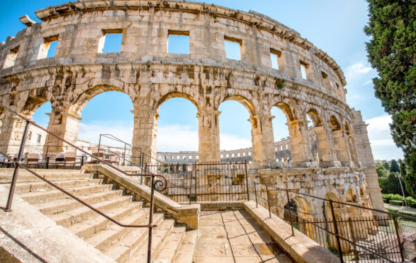 Pula city in Croatia