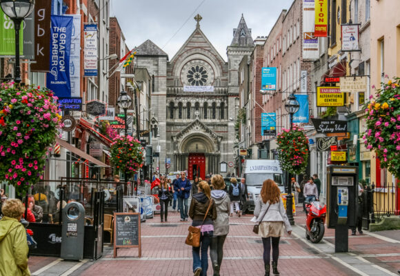 Grafton Street. Dublin, Ireland