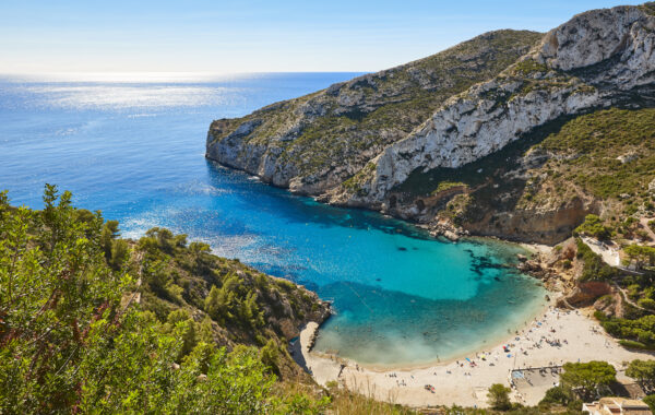 Clear blue water in Alicante