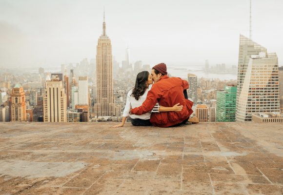 Couple in New York, America