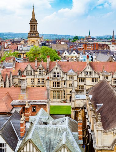 Cityscape of Oxford, England