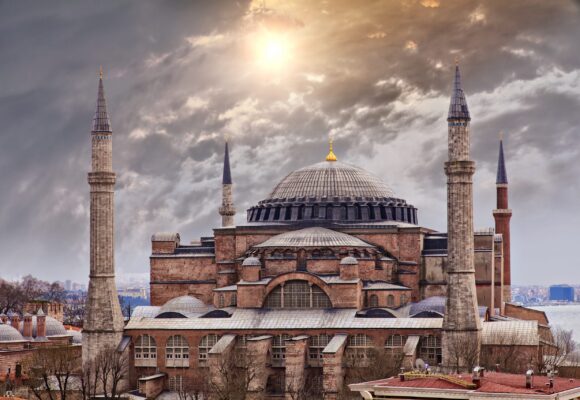 Hagia Sophia in Istanbul, Turkey.