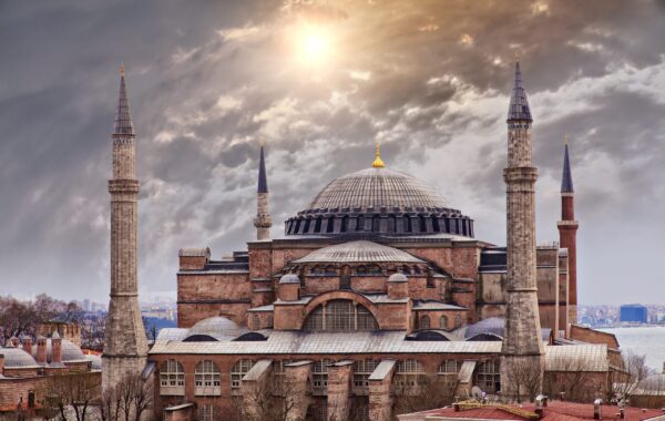 Hagia Sophia in Istanbul, Turkey.