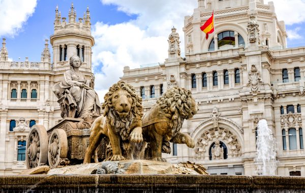 The Plaza de Cibeles, Madrid