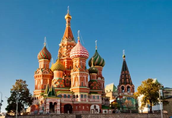 St. Basil Cathedral, Red Square, Moscow, Russia