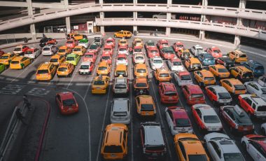 Parkos, parking at Dusseldorf Airport, Germany