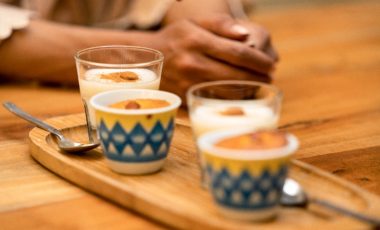 Dessert served at the Al Koot Heritage Hotel