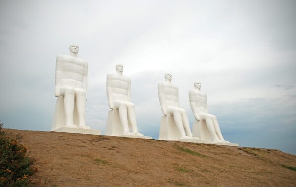 Giant statues at Esbjerg, Denmark
