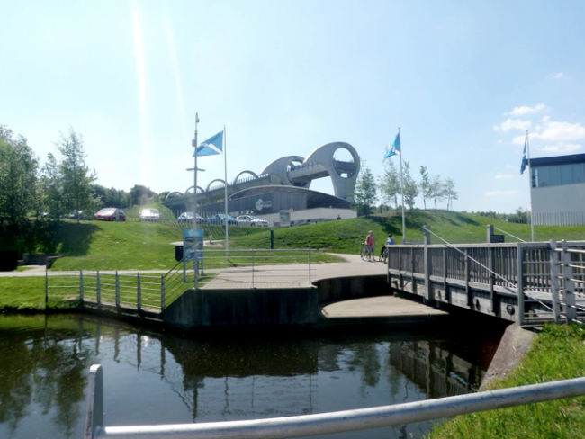 Se Falkirk wheel med Flygstolen.se