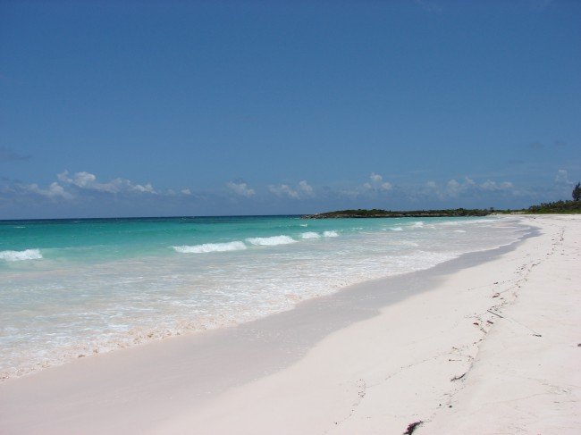 Stranden på Windermere Island - Bahamas