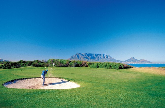 Milnerton Golf KLubb i Kaptaden, Sydafrika.