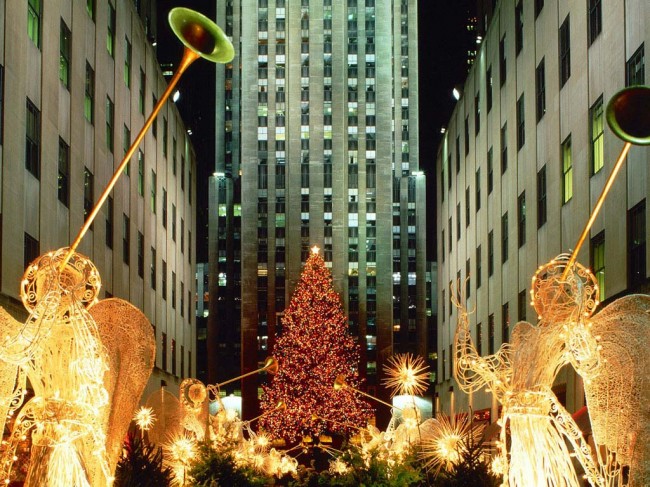 Jul i New York - Rockefeller Center - res med flygstolen.se