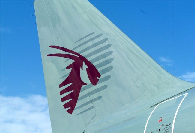 Qatar Airways känner du igen på deras logo. 