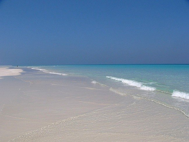 Långa stränder med mjuk sand. Foto: socotra-island.net