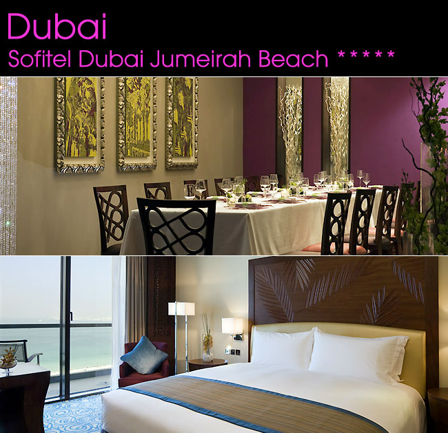 Boka Sofitel Jumeirah Dubai Beach hotel hos flygstolen.se