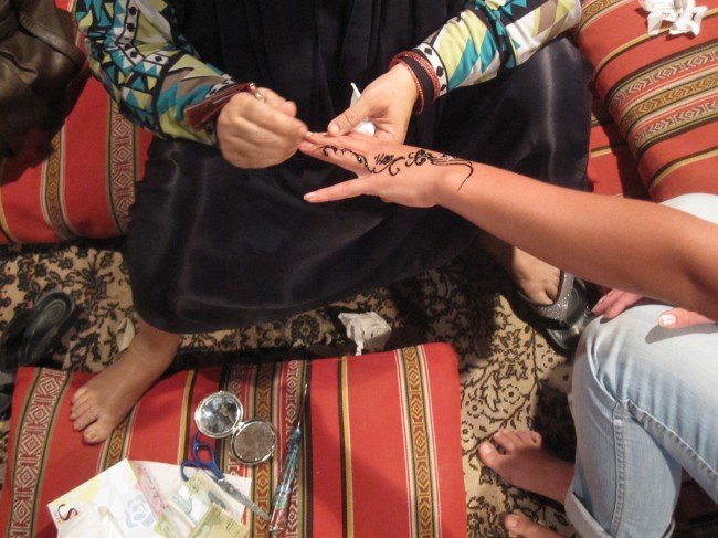 Hennatatuering. Foto: Madeleine