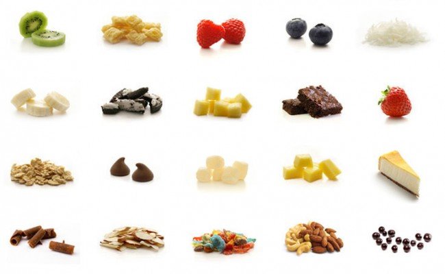 Toppings hos Pinkberry. Foto: Pinkberry