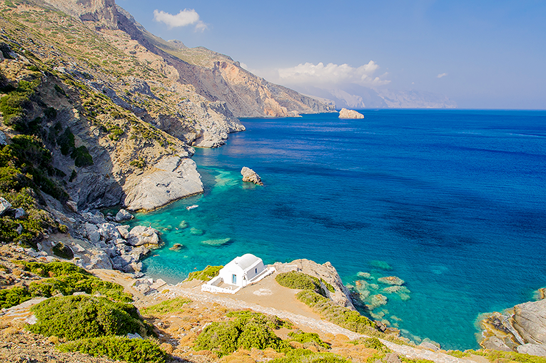 Bild från ön Amorgos i Grekland