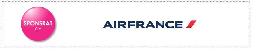 Bild på sponsring med flygbolaget Air France