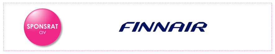 Bild på sponsring med flygbolaget Finnair