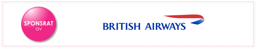 Bild på sponsring med flygbolaget British Airways