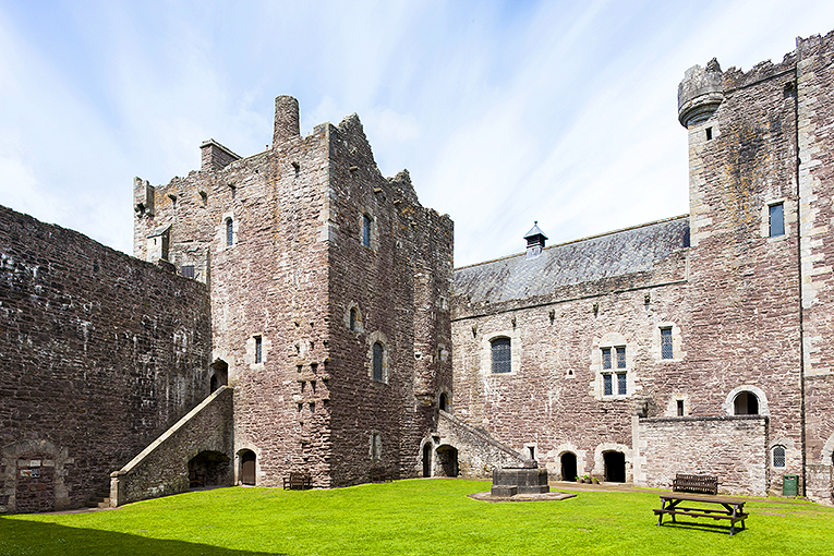 Bild på Doune Castle i Skottland