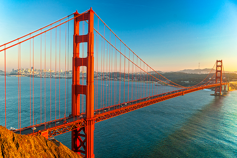 Bild på Golden Gate-bron i San Francisco