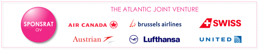 Bild på sponsring med flygbolagen i Atlantic Joint Venture