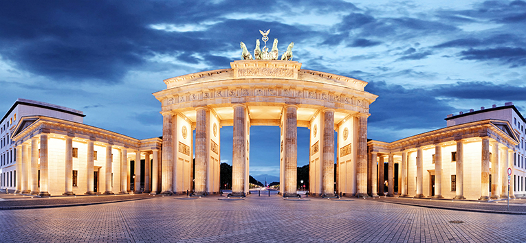 Bild på Brandenburg Gate i Berlin, Tyskland