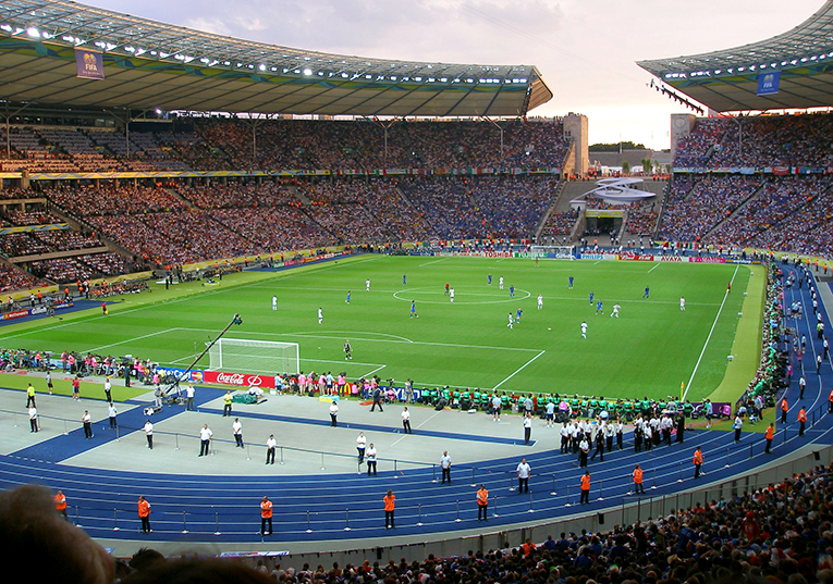 Bild från Olympiastadion i Berlin, Tyskland