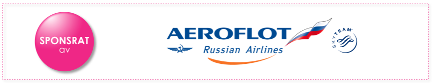 Bild på sponsring med Aeroflot