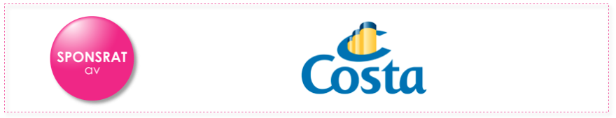 Bild på sponsring med rederiet Costa Cruises